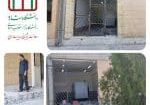 جابجایی دیزل ژنراتور و ورودی کتابخانه مرکزی
